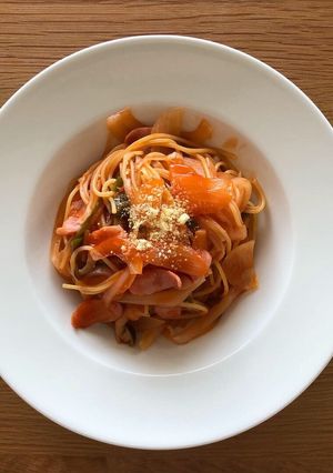 ホットクック 喫茶店のナポリタン-レシピのメイン写真