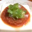 簡単つまみ♡オリーブ明太子のせ冷奴