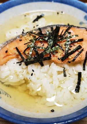お茶漬け〜給食バージョン٩(ˊᗜˋ*)-レシピのメイン写真