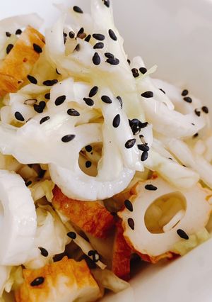 簡単で手間要らず！キャベちくぽん酢-レシピのメイン写真