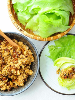 納豆そぼろのレタス包み-レシピのメイン写真