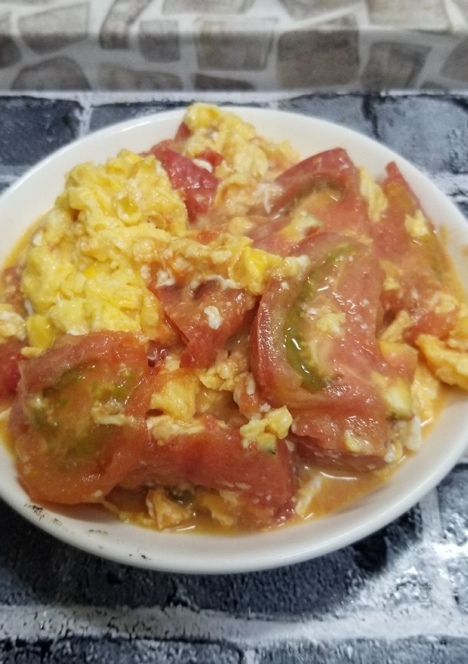 卵ふわふわトマト炒め-レシピのメイン写真