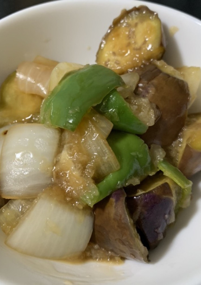 簡単☆ナスとピーマンと玉ねぎのみぞれ煮-レシピのメイン写真