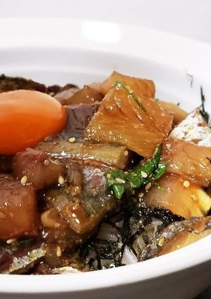 アジの漬け丼-レシピのメイン写真