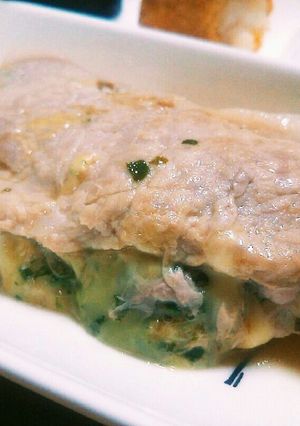 豚肉で梅しそチーズのはさみ焼き-レシピのメイン写真