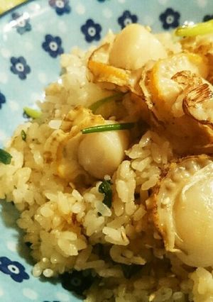 ベビーホタテの醤油焦がしチャーハン♪-レシピのメイン写真