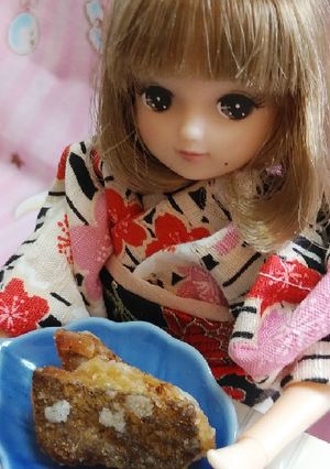 リカちゃんサイズ♡カレイの唐揚げꕤ*.ﾟ-レシピのメイン写真