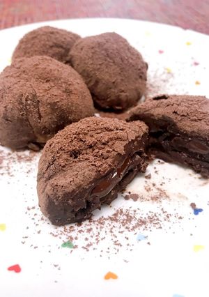 レンジでチョコおから餅ダイエット☆-レシピのメイン写真