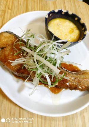 ブリの照り焼き〜薯蕷添え〜-レシピのメイン写真