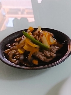 牛肉とえんどう豆の甘辛煮-レシピのメイン写真