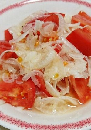 新玉ねぎとトマトのマリネ-レシピのメイン写真