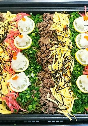 ホットプレートで簡単♪カラフル本格瓦そば-レシピのメイン写真
