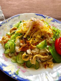 即席☆薄揚げのちらし寿司風混ぜご飯-レシピのメイン写真