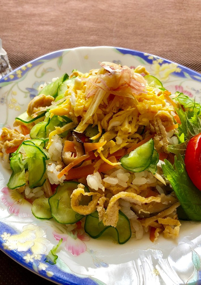 即席☆薄揚げのちらし寿司風混ぜご飯-レシピのメイン写真