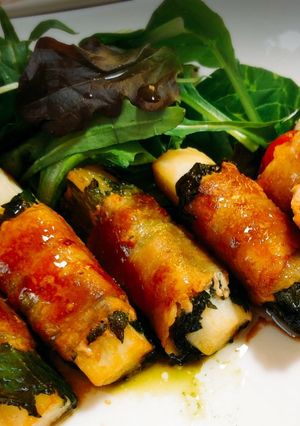 ☼長芋の大葉豚肉巻き♪オイスターポン酢味-レシピのメイン写真