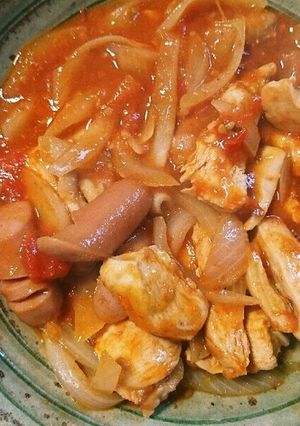 ほっとくとできる鶏肉のトマト煮-レシピのメイン写真