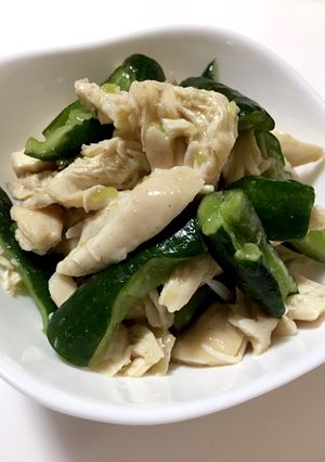 ささみときゅうりの梅肉中華和え-レシピのメイン写真