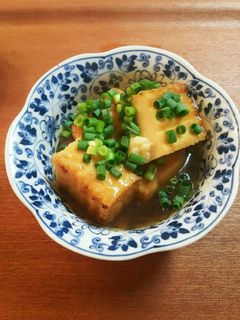 揚げ出し豆腐風!厚揚げめんつゆあんかけ-レシピのメイン写真