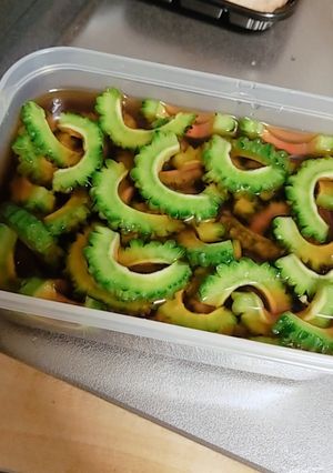ゴーヤのポン酢漬け★おつまみに-レシピのメイン写真