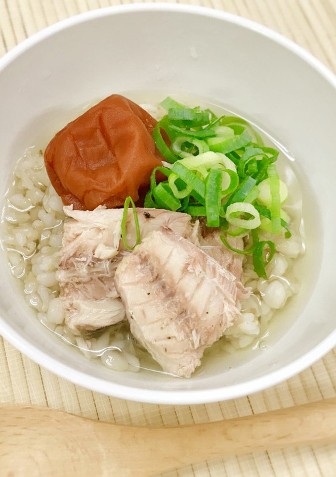 梅とさばのお茶漬け-レシピのメイン写真