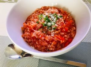 簡単トマト缶でシンプル濃厚トマトリゾット-レシピのメイン写真