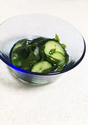 幼児も大好き☆わかめときゅうりの酢の物-レシピのメイン写真