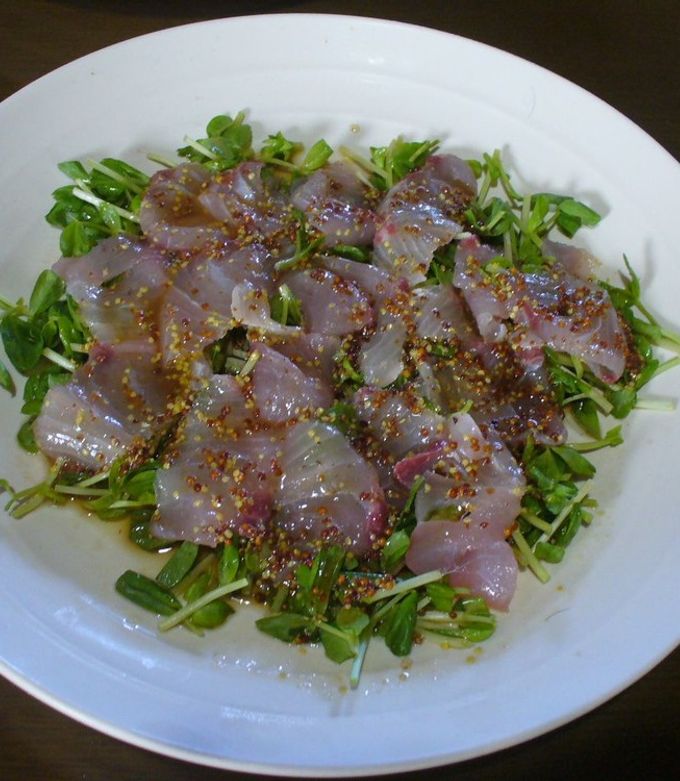 夏マサのカルパッチョ by 釣三丸船長 【クックパッド】 簡単おいしい