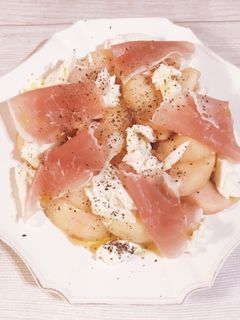 完熟桃で桃モッツァレラ-レシピのメイン写真