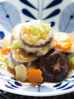 タラとナスのはさみ揚げ⁂生姜あんかけ-レシピのメイン写真