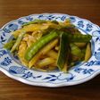 じゃが芋・玉葱・絹さやのカレー味