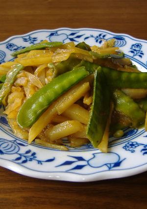 じゃが芋・玉葱・絹さやのカレー味-レシピのメイン写真