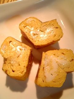 ♡お弁当に♥ハートのたまご焼き♡-レシピのメイン写真