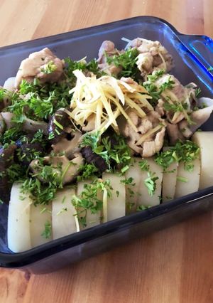 大根と豚肉の生姜煮-レシピのメイン写真