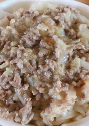 離乳食後期〜肉味噌餡掛け♪-レシピのメイン写真