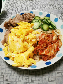 ビビンバそうめん-レシピのメイン写真