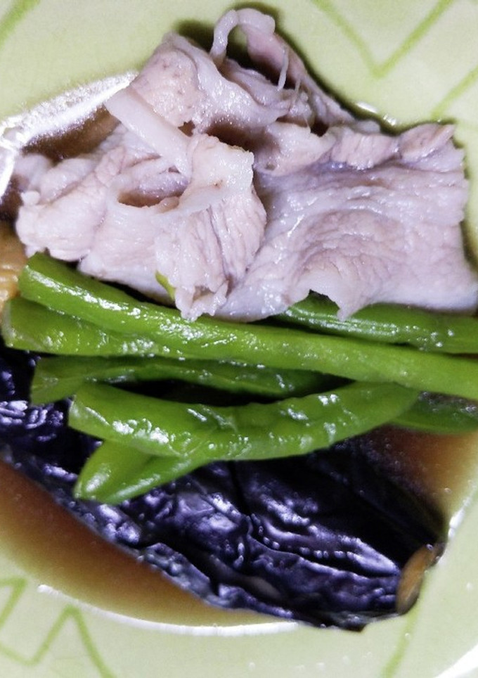 ⅲナスと豚肉の煮物-レシピのメイン写真