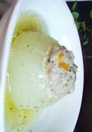 とろ～り新タマの肉詰め煮-レシピのメイン写真
