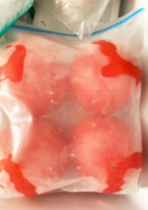 トマトの冷凍保存-レシピのメイン写真