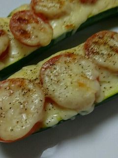 ズッキーニとミニトマトのチーズ焼き-レシピのメイン写真