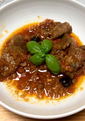 牛肉のトマトソース煮込み【マイヤー使用】-レシピのメイン写真