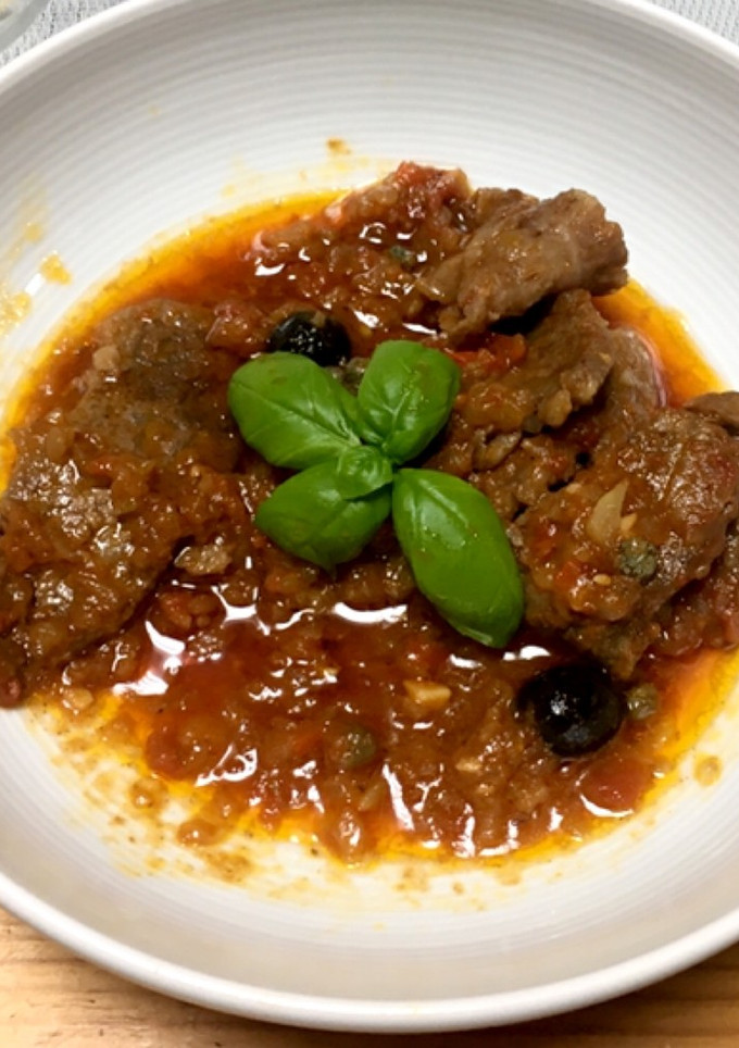 牛肉のトマトソース煮込み【マイヤー使用】-レシピのメイン写真