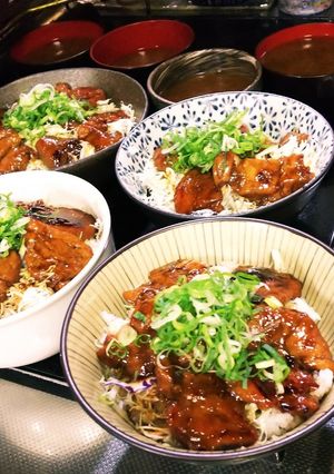 豚ヒレの蒲焼丼♪-レシピのメイン写真