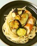 稲庭うどんでフォー風に♫エスニック和え麺