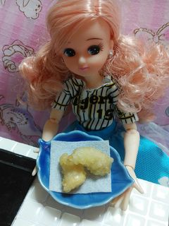 リカちゃんサイズ♡ささみの天ぷらꕤ*.゚-レシピのメイン写真