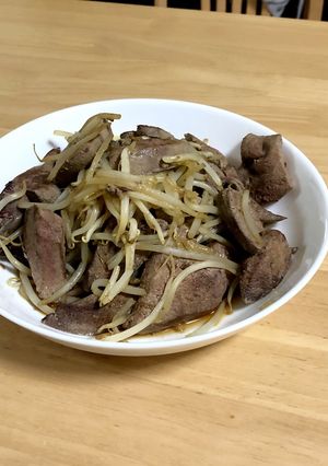 レバー炒め-レシピのメイン写真