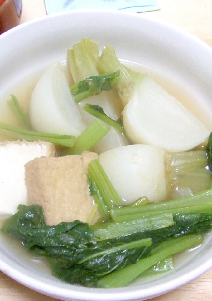 美味しい！かぶと厚揚げのやわらか煮-レシピのメイン写真