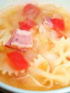 残り野菜のミネストローネ”風”スープ-レシピのメイン写真