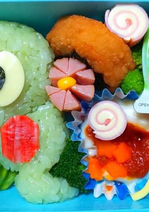 キャラ弁 ポケモン プニちゃん-レシピのメイン写真