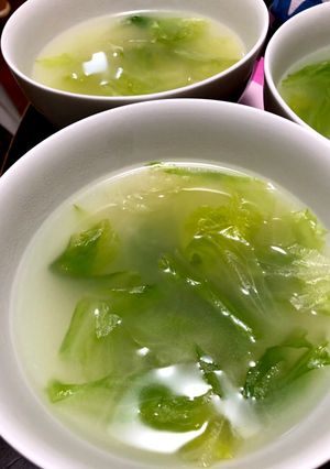 レタスの中華スープ-レシピのメイン写真