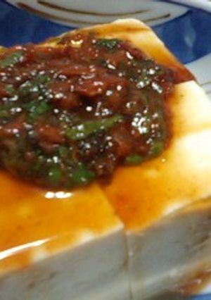 冷奴✿梅ソースのせ-レシピのメイン写真